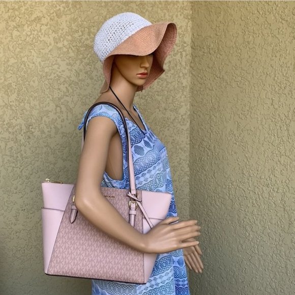 MICHAEL KORS Charlotte Large Top Zip Tote Ballet - Picture 3 of 16